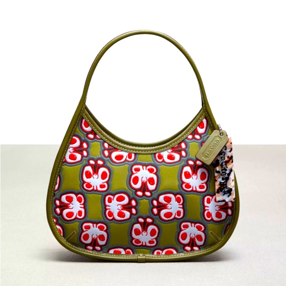 Coach Ergo Bag In Coachtopia Leather: Butterfly Print
